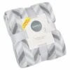 Simply Grey & Geo Print Polar Fleece Throw 2pk -Home Accessories Shop 395031 simply super soft throws 2pk grey geo