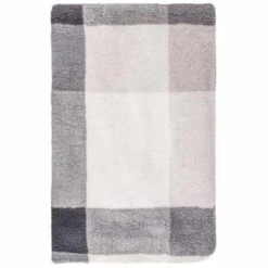 Grey Check Sherpa Throw -Home Accessories Shop 395038 highland check sherpa throw 4