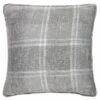 Hampton Check Cushion - Grey -Home Accessories Shop 395332 hampton grey check cushion