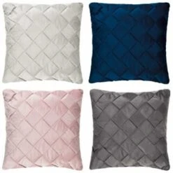 Basket Weave Navy Cushion -Home Accessories Shop 395341 395349 395351 395356 basket weave cushion group 2