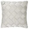 Basket Weave Silver Cushion -Home Accessories Shop 395349 basket weave cushion silver