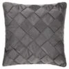 Basket Weave Charcoal Cushion -Home Accessories Shop 395351 basket weave cushion charcoal