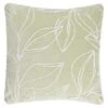 Botanical Green Leaf Stitch Cushion -Home Accessories Shop 395358 botanical green leaf stitch cushion