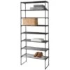 B&M Essentials 8 Tier Storage Shelf -Home Accessories Shop 395740 essentials 8 tier storage shelf