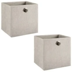 Lokken Cord Storage Cubes 2pk - Light Grey 8 Lokken Cord Storage Cubes 2pk - Light Grey -Home Accessories Shop 395811 2pk cord lokken storage cubes light grey 3