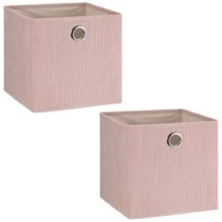 Lokken Cord Storage Cubes 2pk - Pink -Home Accessories Shop 395813 2pk cord lokken storage cubes pink