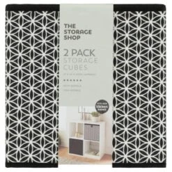 Lokken Mark Making Storage Cubes 2pk - Mono -Home Accessories Shop 395850 2pk lokken mono storage cubes mark making 2