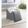 B&M Square Storage Cube - Grey -Home Accessories Shop 395863 square cube grey