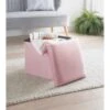 B&M Square Storage Cube - Pink 1 B&M Square Storage Cube - Pink -Home Accessories Shop 395864 square cube pink