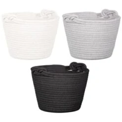 Home Accessories Shop -Home Accessories Shop 395880 cara rope basket with handle main 1