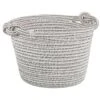 B&M Cara Rope Basket With Handle - Mono -Home Accessories Shop 395882 cara rope basket mono