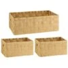 B&M Caen Set Of 3 Paper Rope Baskets - Natural -Home Accessories Shop 395883 caen set of 3 paper rope baskets natural 2