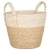 B&M White Bottom 2 Tone Wicker Basket -Home Accessories Shop 395896 2 tone wicker basket