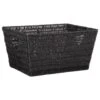 B&M Vannes Heart Cut Out Wicker Basket - Black -Home Accessories Shop 395980 heart cut out wicker basket black