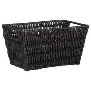 B&M Paper Rope Basket - Black 3 B&M Paper Rope Basket - Black