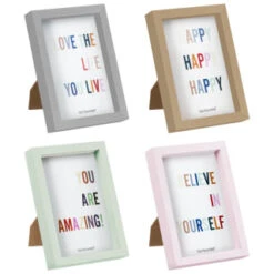 B&M Colourblock Frame 4 X 6" - Turquoise 7 B&M Colourblock Frame 4 X 6" - Turquoise -Home Accessories Shop 396247 396248 396249 396250 basic colourblock frame 4x6 group