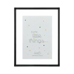 B&M Glass & Metal Photo Frame 4x6" -Home Accessories Shop 396345 glass and metal frame 4x6 2