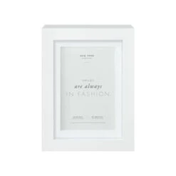B&M New York Box Photo Frame - 4 X 6" - White -Home Accessories Shop 396446 new york box frame mounted 5x7 white 2