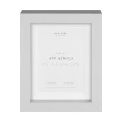 B&M New York Box Photo Frame - 4 X 6" - Grey -Home Accessories Shop 396450 new york box frame 5x7 grey
