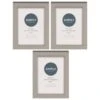 Simply Everyday 4 X 6" Block Frames 3pk - Grey -Home Accessories Shop 396578 3pk simply everyday block frames 4x6 grey