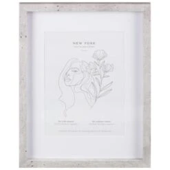 B&M Concrete Effect Photo Frame A4