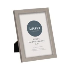 Simply Everyday 5 X 7" Block Frames 3pk - Grey -Home Accessories Shop 396674 3pk simply everyday block frames 5x7 grey