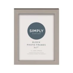 Simply Everyday 5 X 7" Block Frames 3pk - Grey -Home Accessories Shop 396674 3pk simply everyday block frames 5x7 grey 3