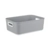 Anti Slip Medium Storage Box - Grey -Home Accessories Shop 396953 anti slip medium storage box grey