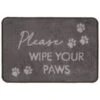 B&M Super Soft Pet Doormat - Grey -Home Accessories Shop 397104 super soft pet doormat grey