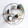 B&M Michigan Round Multi-Section Shelf -Home Accessories Shop 397377 michigan circular shelf