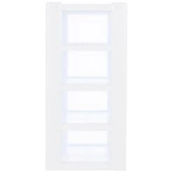 B&M White 4 Tier Drawers -Home Accessories Shop 397930 white 4 tier drawers 2